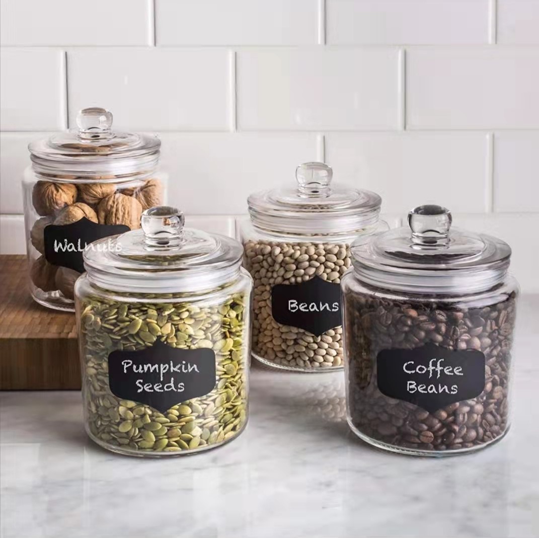 Transparency Storage Cookies Jar with Lid