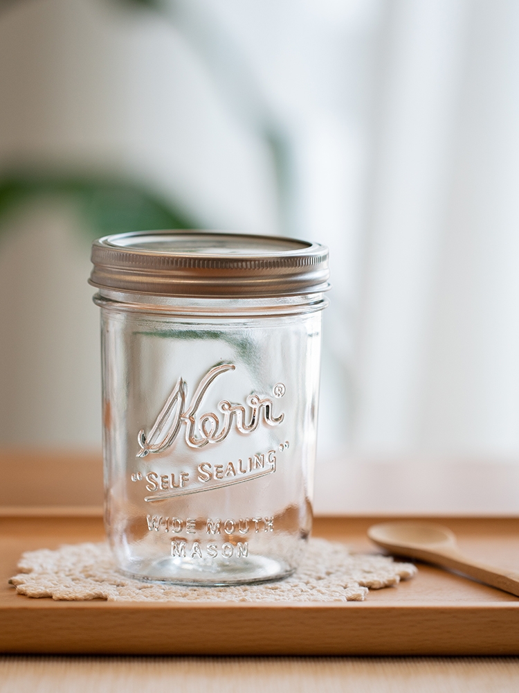 Lead Free Glass Mason Jar With Lids