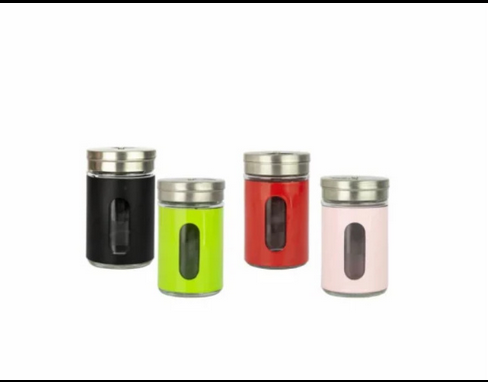 100ML ​Glass Spice Shaker With Lid  For Kitchenware