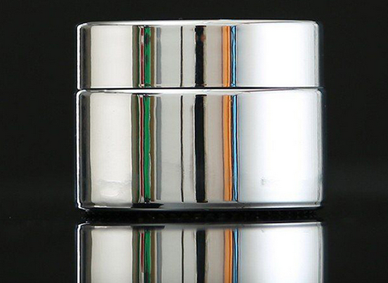 5ml 10ml 20ml 30ml 50ml Electroplate Gold and Silver Face Cream Cosmetic Jars with Lid