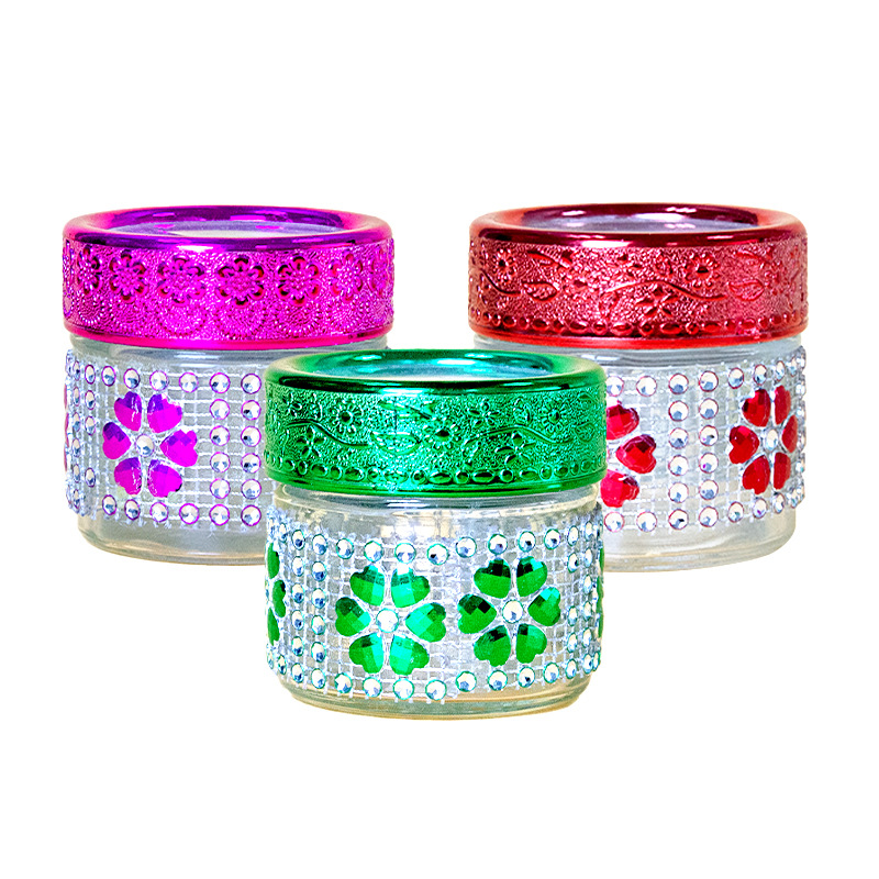 3G 5g 10g 50ml 100ml 120ml 180ml Lead Free Good Quality Glass Saffron Jar