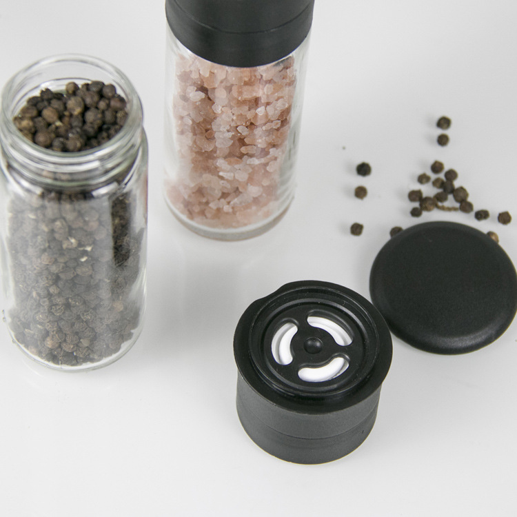 100ML Salt Mill Grinder With Plastic Lid